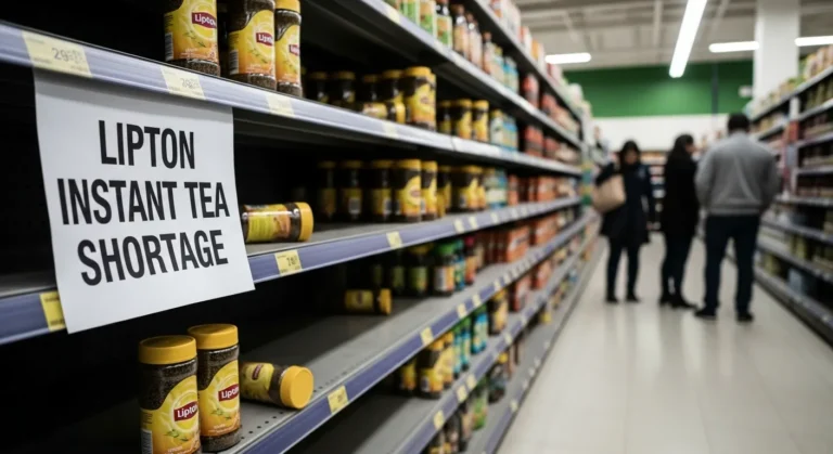 Lipton Instant Tea Shortage